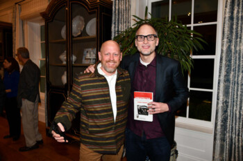 Chad and I at Launch Party